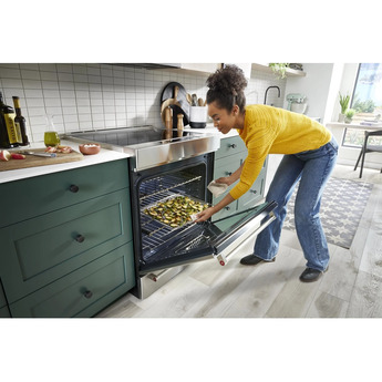 KitchenAid 30 Inch Slide-In Induction Range with 4 Elements, 6.4 cu. ft. Even-Heat™ True Convection Oven, Bridge Zone, Storage Drawer, Air Fry, Steam Bake, AquaLift® Self-Clean, and ADA Compliant: Stainless Steel — thumbnail 20