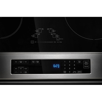 KitchenAid 30 Inch Slide-In Induction Range with 4 Elements, 6.4 cu. ft. Even-Heat™ True Convection Oven, Bridge Zone, Storage Drawer, Air Fry, Steam Bake, AquaLift® Self-Clean, and ADA Compliant: Stainless Steel — thumbnail 34