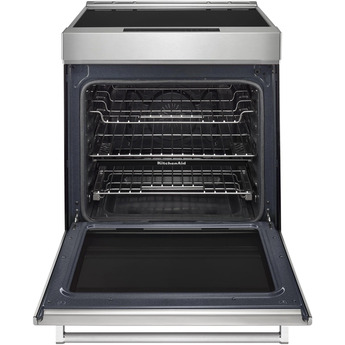 KitchenAid 30 Inch Slide-In Induction Range with 4 Elements, 6.4 cu. ft. Even-Heat™ True Convection Oven, Bridge Zone, Storage Drawer, Air Fry, Steam Bake, AquaLift® Self-Clean, and ADA Compliant: Stainless Steel — thumbnail 40