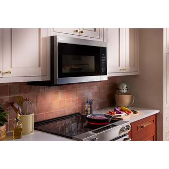 KitchenAid 30 Inch Slide-In Induction Range with 4 Elements, 6.4 cu. ft. Even-Heat™ True Convection Oven, Bridge Zone, Storage Drawer, Air Fry, Steam Bake, AquaLift® Self-Clean, and ADA Compliant: Stainless Steel — thumbnail 9