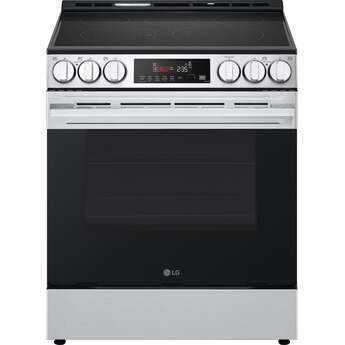 LG LSEL6333XE 30 Inch Slide-In Smart Electric Range Printproof Stainless Steel