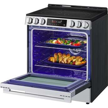 LG LSEL6333XE 30 Inch Slide-In Smart Electric Range Printproof Stainless Steel — thumbnail 11