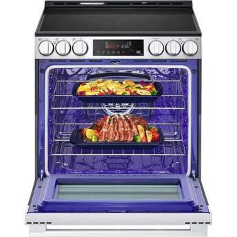 LG LSEL6333XE 30 Inch Slide-In Smart Electric Range Printproof Stainless Steel — thumbnail 3