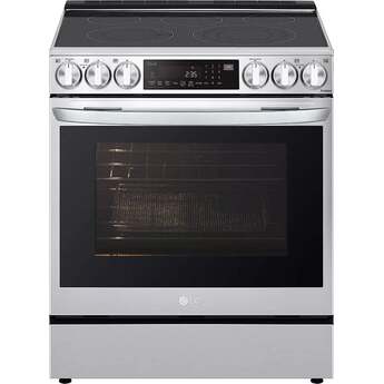 LG LSEL6335FE 30 Inch Smart Slide-In Electric Range Fingerprint Resistant Stainless Steel — thumbnail 3