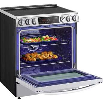 LG LSEL6335FE 30 Inch Smart Slide-In Electric Range Fingerprint Resistant Stainless Steel — thumbnail 6