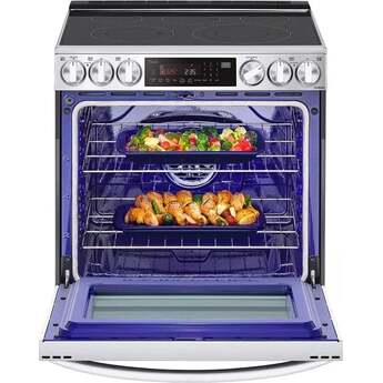 LG LSEL6335FE 30 Inch Smart Slide-In Electric Range Fingerprint Resistant Stainless Steel — thumbnail 9