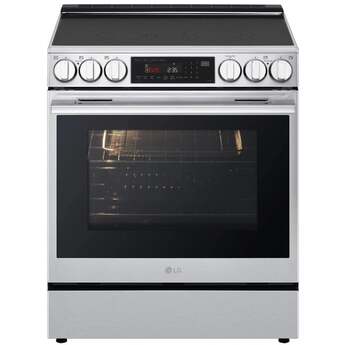 LG LSEL6335XE 30 Inch Slide-In Smart Electric Range Printproof Stainless Steel