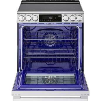 LG LSEL6337XE 6.3 Cu. Ft. Smart Electric Slide-in Range: Printproof Stainless Steel — thumbnail 3
