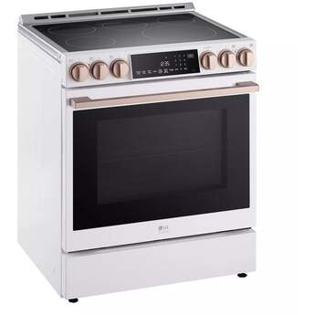 LG Studio LSES6338N 6.3 cu. ft. InstaView Electric Slide-in Range Essence White — thumbnail 6