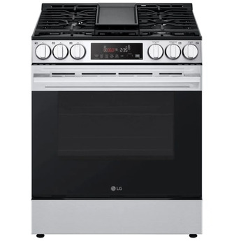 LG LSGL5833X 5.8 cu.ft. Smart Gas Single Oven Slide-in Range, Air Fry, Fan