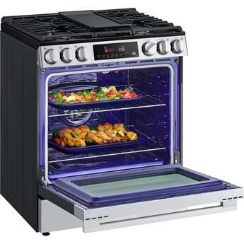 LG LSGL5833X 5.8 cu.ft. Smart Gas Single Oven Slide-in Range, Air Fry, Fan — thumbnail 14