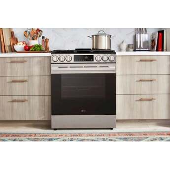LG LSGL5833X 5.8 cu.ft. Smart Gas Single Oven Slide-in Range, Air Fry, Fan — thumbnail 15