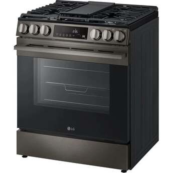 LG LSGL5833Z 5.8 cu. ft. Smart Gas Slide-in Range: Black Stainless Black Stainless Steel — thumbnail 12