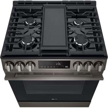 LG LSGL5833Z 5.8 cu. ft. Smart Gas Slide-in Range: Black Stainless Black Stainless Steel — thumbnail 13