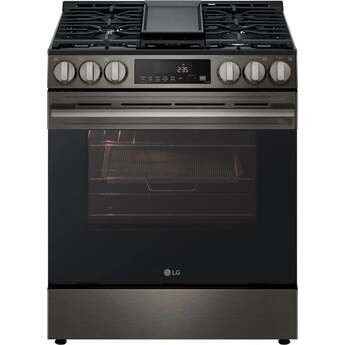 LG LSGL5833Z 5.8 cu. ft. Smart Gas Slide-in Range: Black Stainless Black Stainless Steel — thumbnail 15