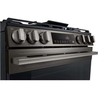 LG LSGL5833Z 5.8 cu. ft. Smart Gas Slide-in Range: Black Stainless Black Stainless Steel — thumbnail 9