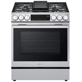 LG LSGL6335X 6.3 cu ft. Smart Gas Slide-In Range ProBake Convection? InstaView?,