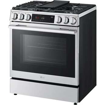 LG LSGL6335X 6.3 cu ft. Smart Gas Slide-In Range ProBake Convection? InstaView?, — thumbnail 8