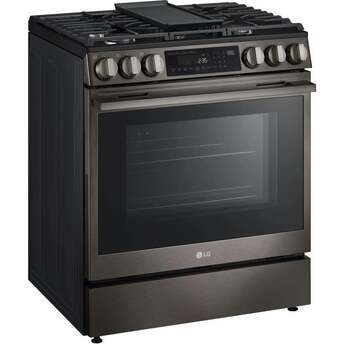 LG LSGL6335Z 5.8 cu. ft. Smart Gas Slide-in Range: Black Stainless Black Stainless Steel — thumbnail 19