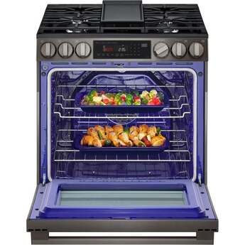 LG LSGL6335Z 5.8 cu. ft. Smart Gas Slide-in Range: Black Stainless Black Stainless Steel — thumbnail 21