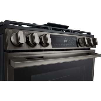 LG LSGL6335Z 5.8 cu. ft. Smart Gas Slide-in Range: Black Stainless Black Stainless Steel — thumbnail 4