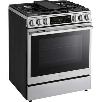 LG LSGL6337X 6.3 cu ft. Smart Gas Slide-In Range Printproof Stainless Steel — thumbnail 13