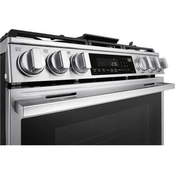 LG LSGL6337X 6.3 cu ft. Smart Gas Slide-In Range Printproof Stainless Steel — thumbnail 6