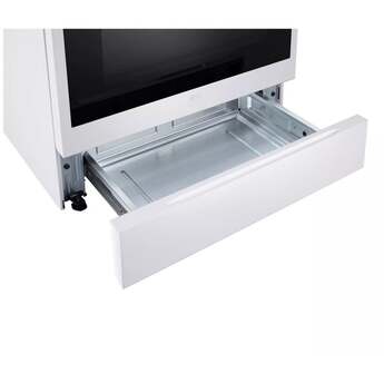 LG Studio LSGS6338N 30 Inch Slide-In Gas Smart Range Essence White — thumbnail 5