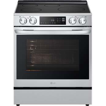LG LSIL6334FE 30 Inch Smart Slide-In Induction Range Fingerprint Resistant Stainless Steel