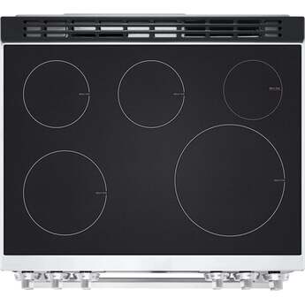 LG 30 Inch Slide-In Smart Induction Range with 5 Elements, 6.3 cu. ft. ProBake Convection® Oven, UltraHeat™ Element, Storage Drawer, InstaView®, EasyClean®, Sabbath Mode, and ENERGY STAR®: PrintProof® Stainless Steel — thumbnail 5