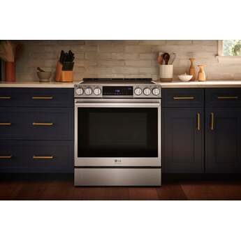 LG Studio 30 Inch Smart Slide In Induction Range with 5 Induction/Radiant Elements, 6.3 Cu. Ft. Oven Capacity, ProBake Convection®, Storage Drawer, Wi-Fi, Easy Clean, Self Clean, Sabbath Mode and Energy Star Certified: Fingerprint Resistant Stainless Steel — thumbnail 11