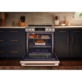 LG Studio 30 Inch Smart Slide In Induction Range with 5 Induction/Radiant Elements, 6.3 Cu. Ft. Oven Capacity, ProBake Convection®, Storage Drawer, Wi-Fi, Easy Clean, Self Clean, Sabbath Mode and Energy Star Certified: Fingerprint Resistant Stainless Steel — thumbnail 2