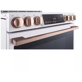 LG Studio LSIS6338NE 30 Inch Smart Slide In Induction Range Essence White — thumbnail 6