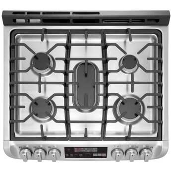 LG 30" 6.9 cu. ft. Stainless Steel wi-fi Enabled Gas Double Oven Slide-In Range with ProBake Convection — thumbnail 7