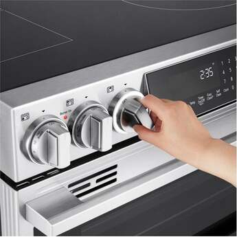 LG 30 Inch Slide-In Electric Smart Range with 7.3 cu. ft Total Capacity, Double Oven 4 Induction Elements, 1 Radiant Element, ProBake Convection®, Air Fry, , SmoothTouch™ Controls, Induction Cooktop w/ Flex Zone, and Energy Star Qualified️: Printproof Stainless Steel — thumbnail 26