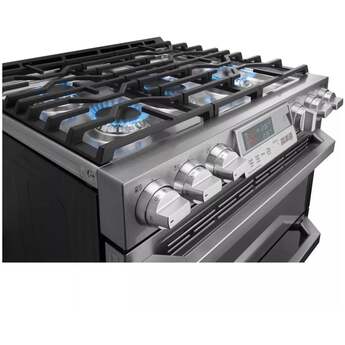 LG Signature Signature 30" Stainless Steel Dual Fuel (Gas) Slide-In Sealed Burne — thumbnail 3