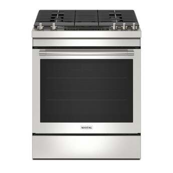 Maytag MGS8800PZ 30 Inch Gas Slide-In Range - 5.8 cu. ft.: Fingerprint Resistant Fingerprint Resistant Stainless Steel
