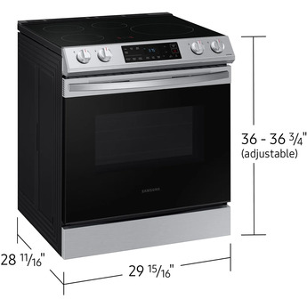 Samsung NE63B8211SS 30 Inch Electric Slide-In Range in Stainless Steel — thumbnail 11