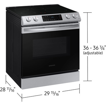 Samsung NE63B8211SS 30 Inch Electric Slide-In Range in Stainless Steel — thumbnail 9