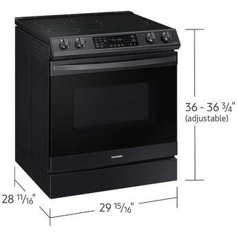 Samsung NE63B8611SG 30 Inch Induction Electric Slide-In Range in Black Stainless Steel — thumbnail 19