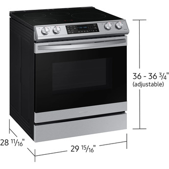 Samsung NE63B8611SS 30 Inch Induction Electric Slide-In Range in Stainless Steel — thumbnail 18