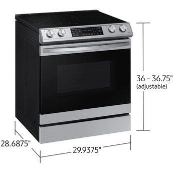 Samsung NE63B8611SS 30 Inch Induction Electric Slide-In Range in Stainless Steel — thumbnail 23