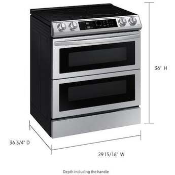 Samsung NE63T8951SS Stainless Steel Induction Slide-in Electric Range, in Stainless Steel — thumbnail 16
