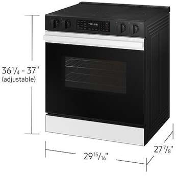 Samsung NSE6DB830012 30 Inch Slide-In Electric Smart Range White Glass — thumbnail 24