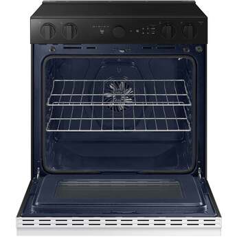 Samsung NSE6DB850212 Bespoke Smart Slide-In Electric Range 6.3 Cu. Ft. White Glass — thumbnail 11
