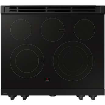 Samsung NSE6DB850212 Bespoke Smart Slide-In Electric Range 6.3 Cu. Ft. White Glass — thumbnail 14