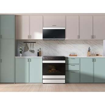 Samsung NSE6DB850212 Bespoke Smart Slide-In Electric Range 6.3 Cu. Ft. White Glass — thumbnail 25