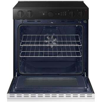 Samsung NSE6DB850212 Bespoke Smart Slide-In Electric Range 6.3 Cu. Ft. White Glass — thumbnail 5