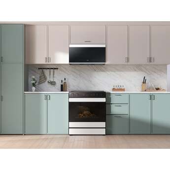 Samsung NSE6DB850212 Bespoke Smart Slide-In Electric Range 6.3 Cu. Ft. White Glass — thumbnail 9