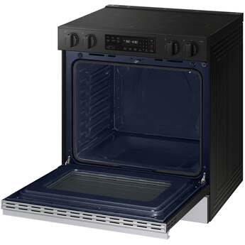 Samsung NSE6DG8100SR Bespoke Smart Slide-In Electric Range 6.3 cu. ft. Stainless Steel — thumbnail 2
